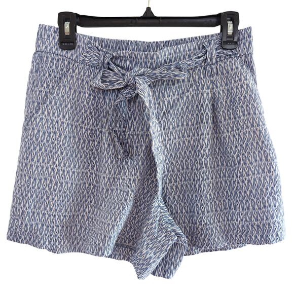 C&C California Pants - C&C California Blue Linen Blend Pull On Shorts Size 6